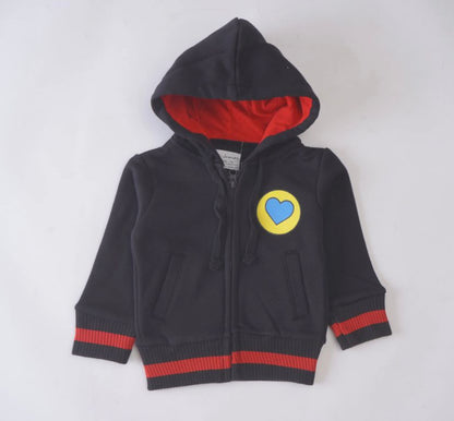 Girls Fleece Hood (Heart)