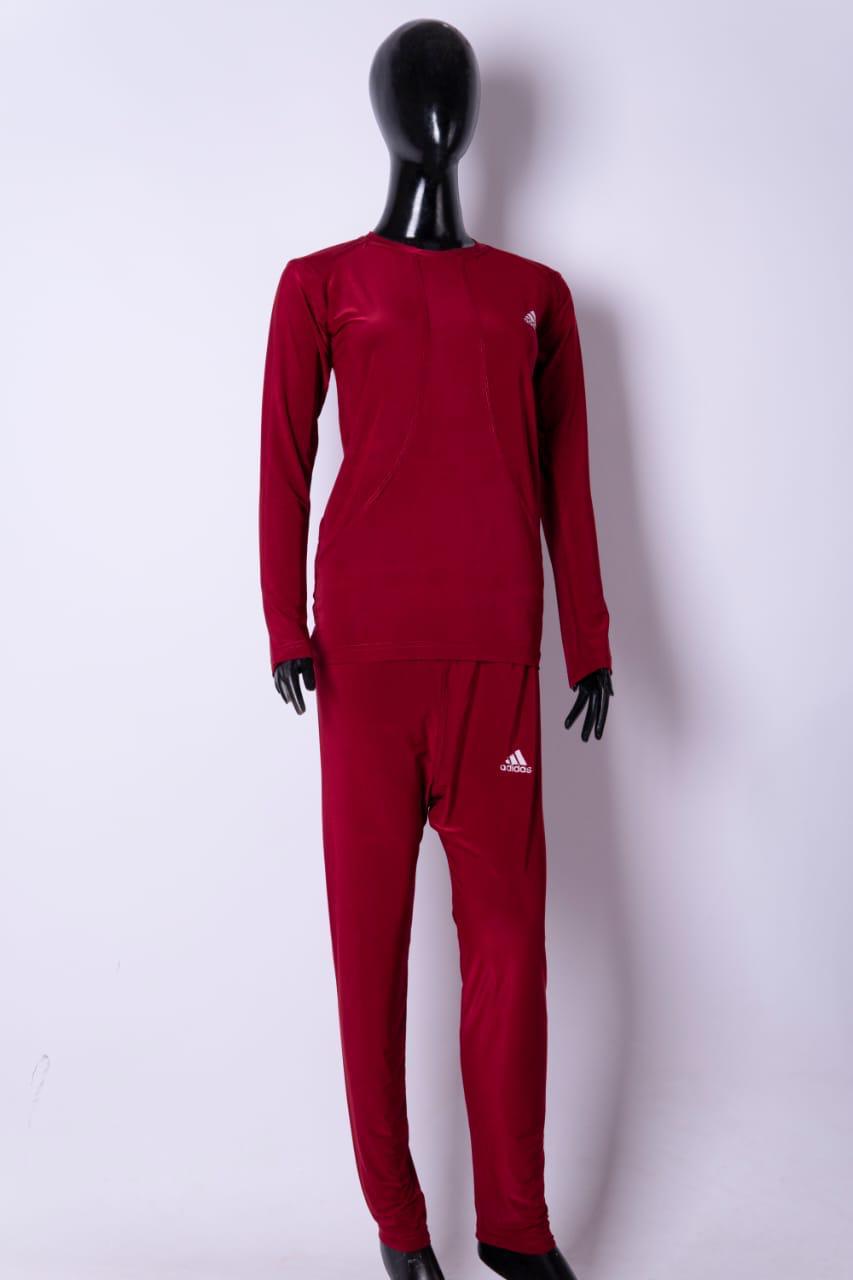 Maroon Yoga/Gym dry pant and shirt